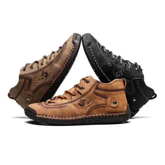 Handgenähte Vintage-Stiefeletten
