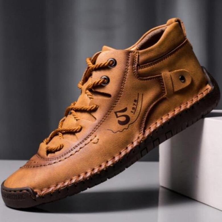 Handgenähte Vintage-Stiefeletten