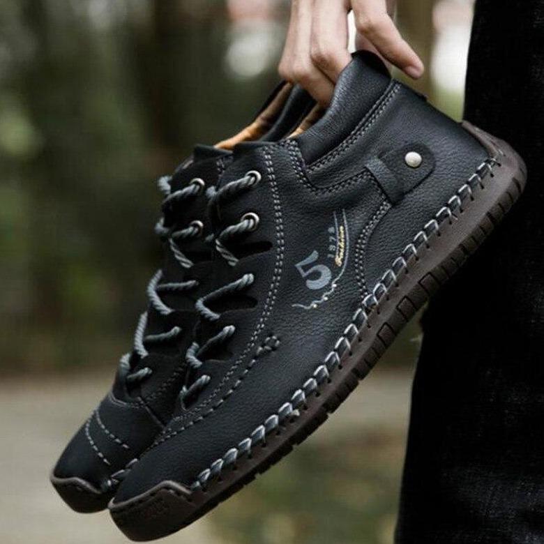 Handgenähte Vintage-Stiefeletten