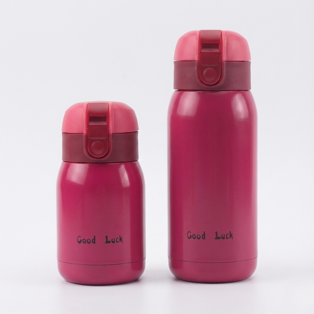 Kleine isolierte Thermosflasche aus Edelstahl