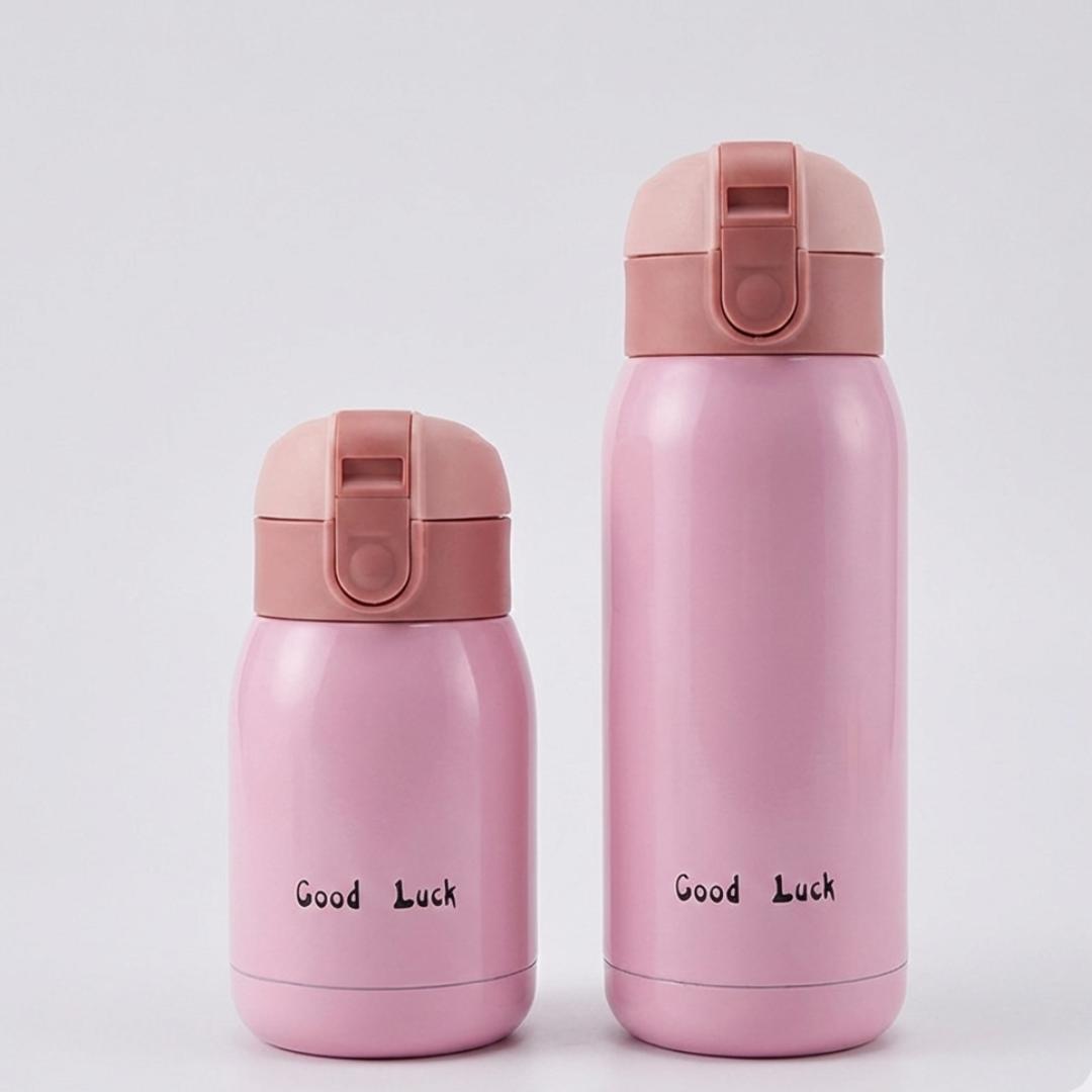 Kleine isolierte Thermosflasche aus Edelstahl