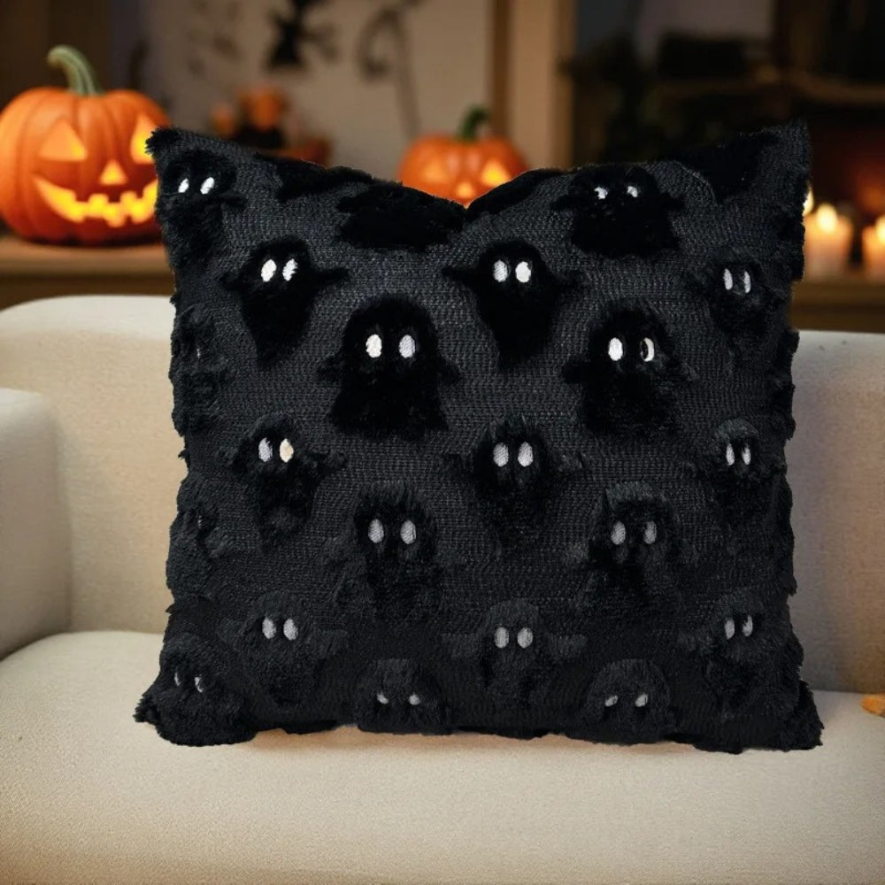 Gruseliges Geist-Plüsch-Halloween-Kissenbezug