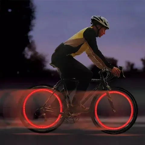 Hochwertige LED-Fahrrad-Ventillampe – Perfekt für nächtliches Fahrradfahren