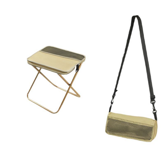 Klappbarer Rucksackhocker
