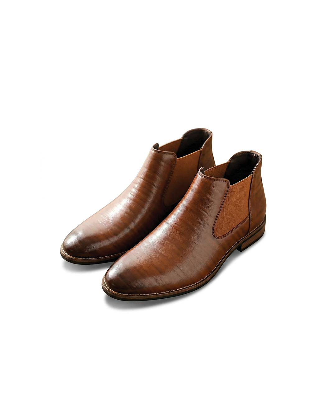 Klassische Herren Chelsea Boots aus Leder