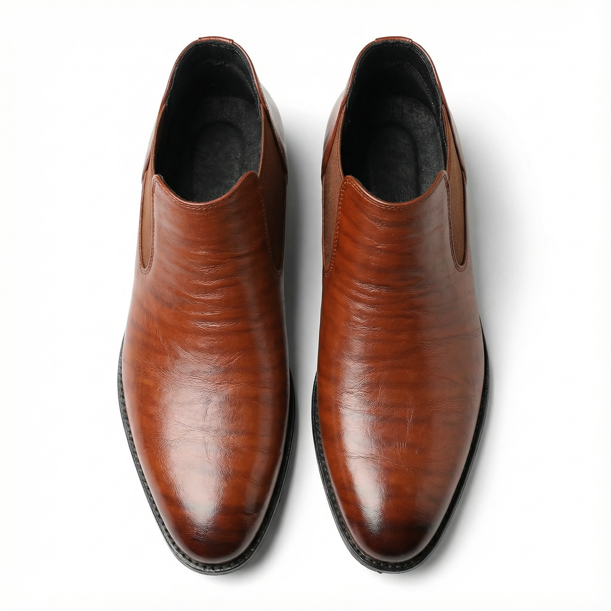 Klassische Herren Chelsea Boots aus Leder