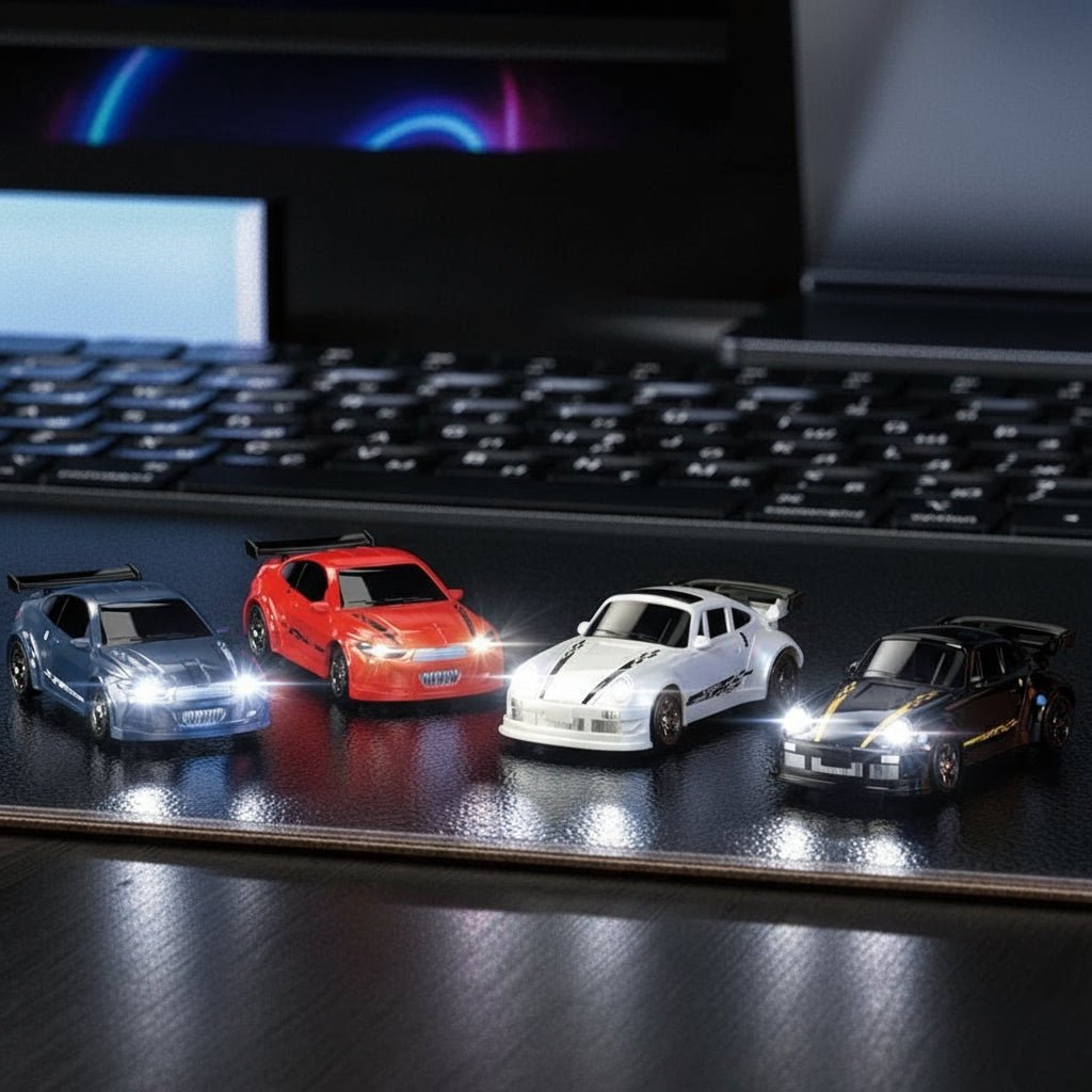 Kompaktes ferngesteuertes Drift-Auto im Massstab 1:64 für reibungsloses Gleiten