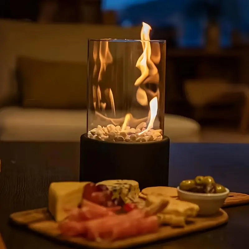 Kompakte und tragbare Feuerstelle