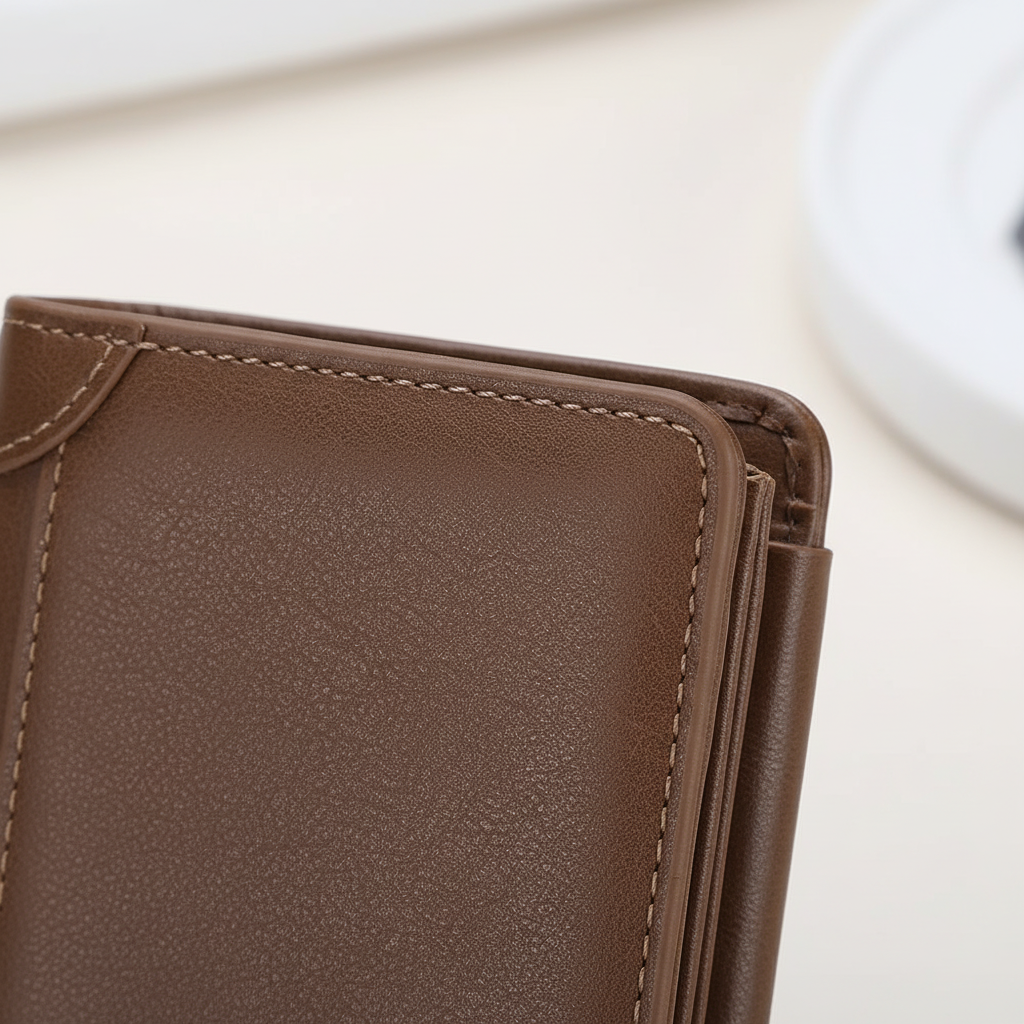Kompaktes Portemonnaie mit RFID-Schutz