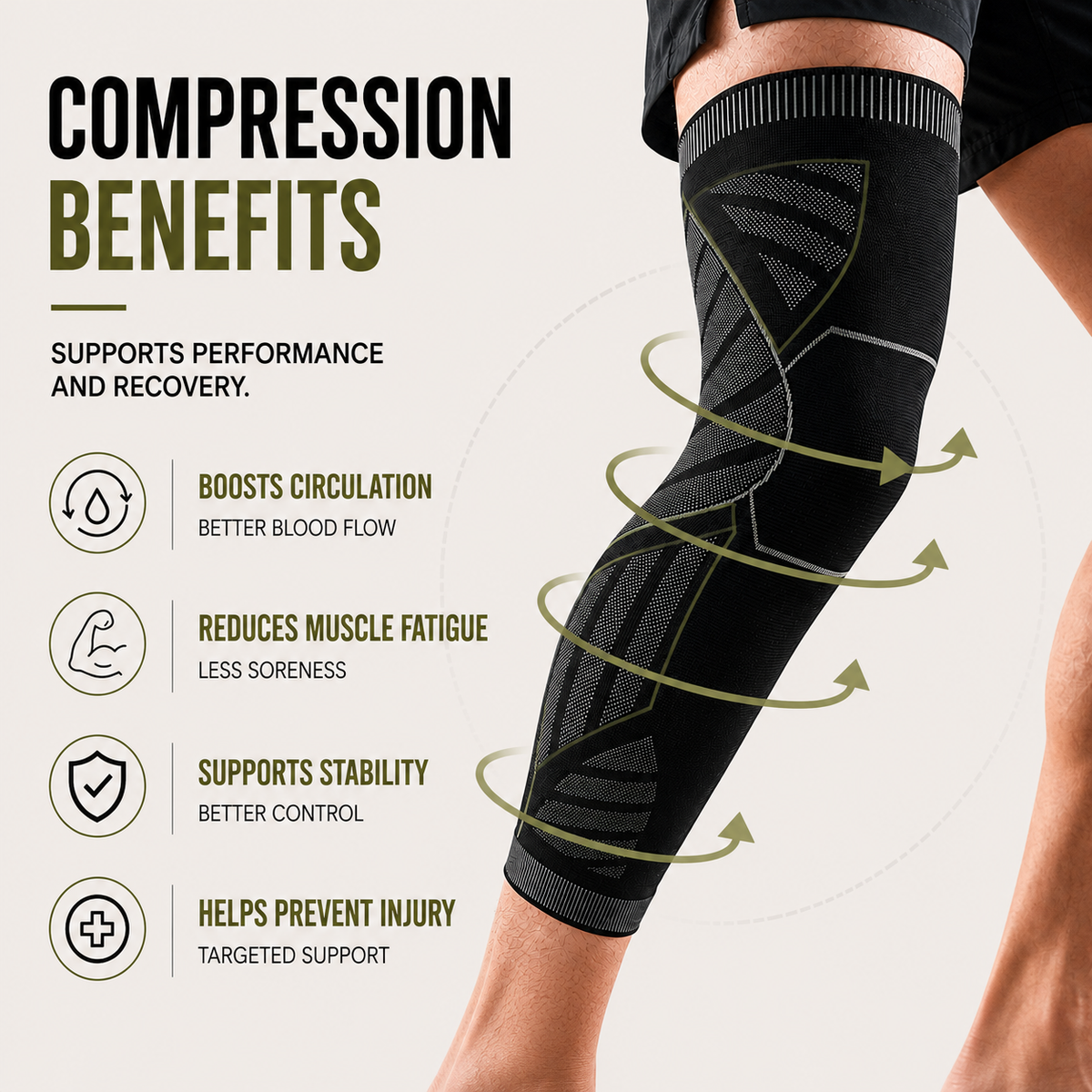 Kompressions-Beinstulpe