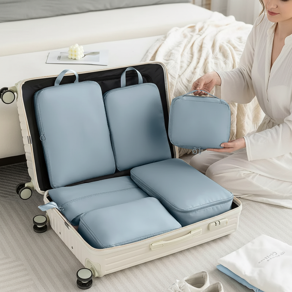 Leichte Packwürfel aus Polyester