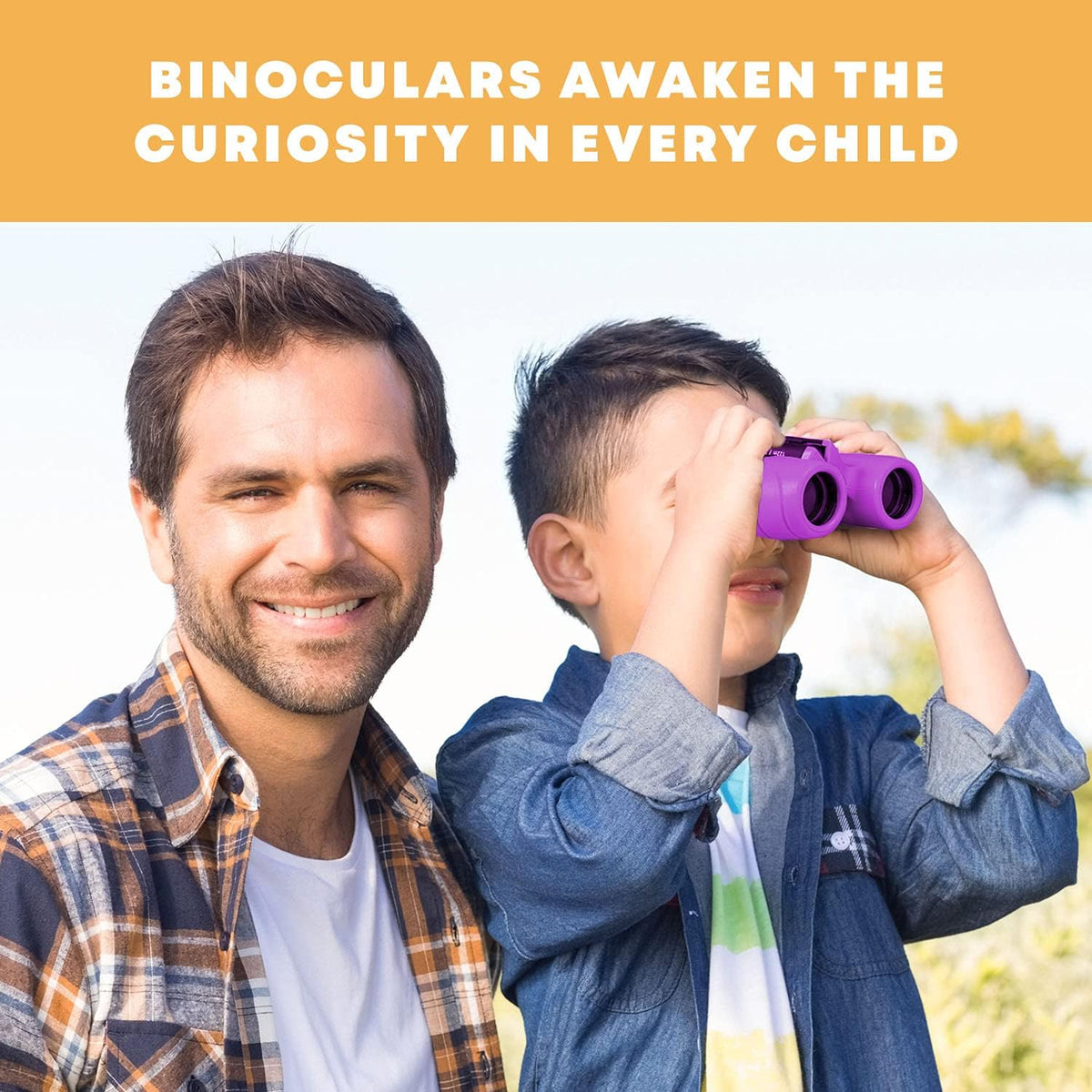 Leichtes Fernglas für Kinder für Outdoor-Abenteuer