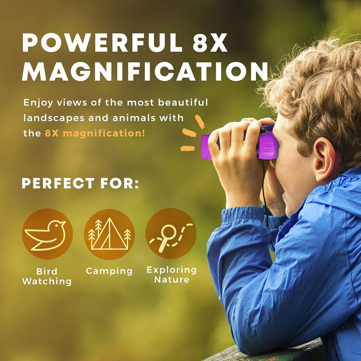 Leichtes Fernglas für Kinder für Outdoor-Abenteuer