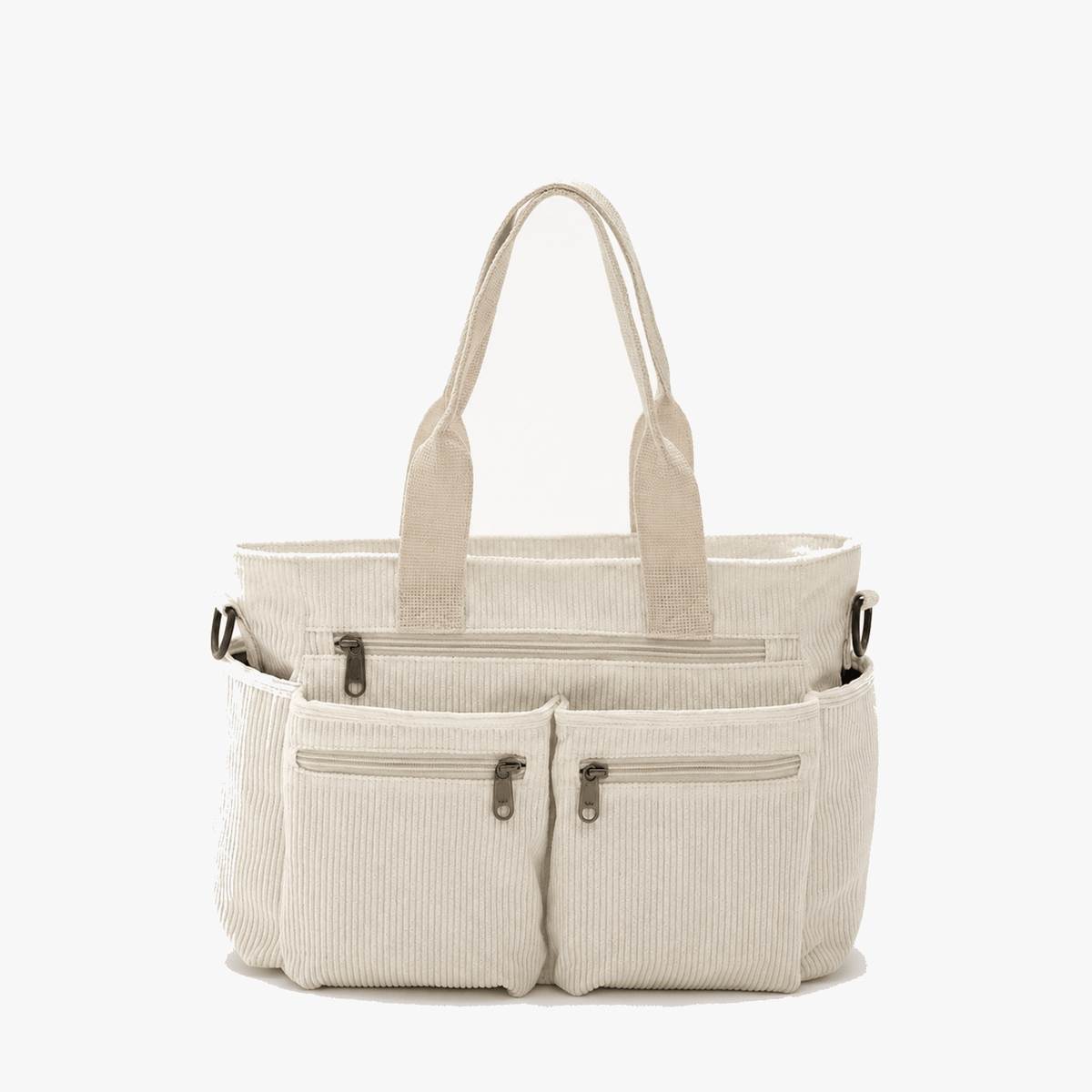 Praktische Cordtasche mit 6 Taschen