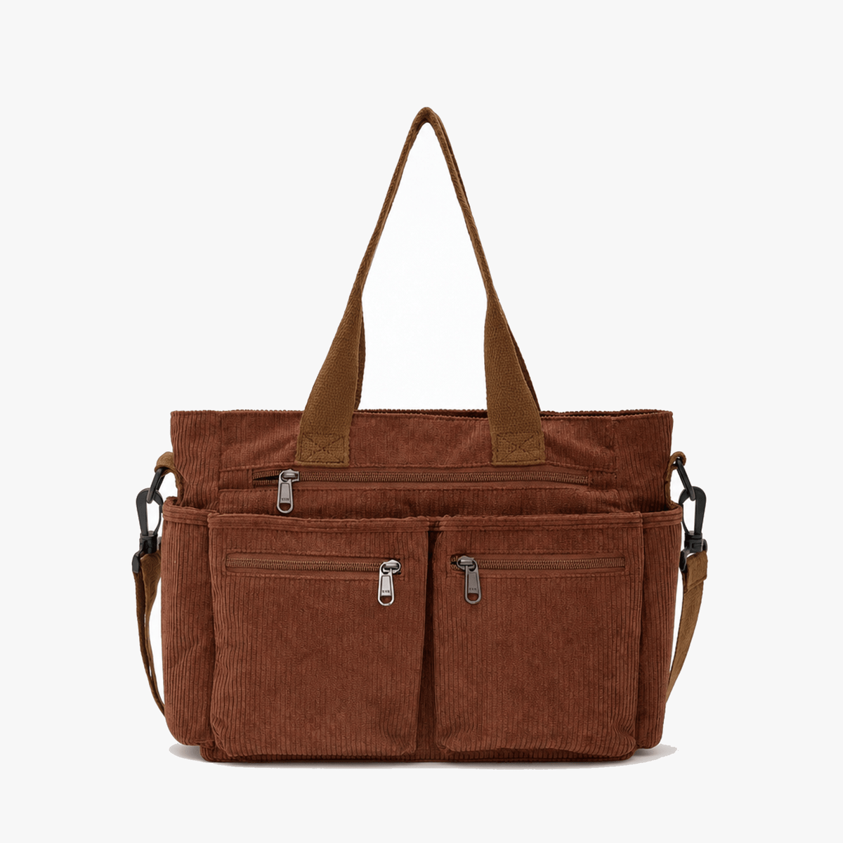 Praktische Cordtasche mit 6 Taschen