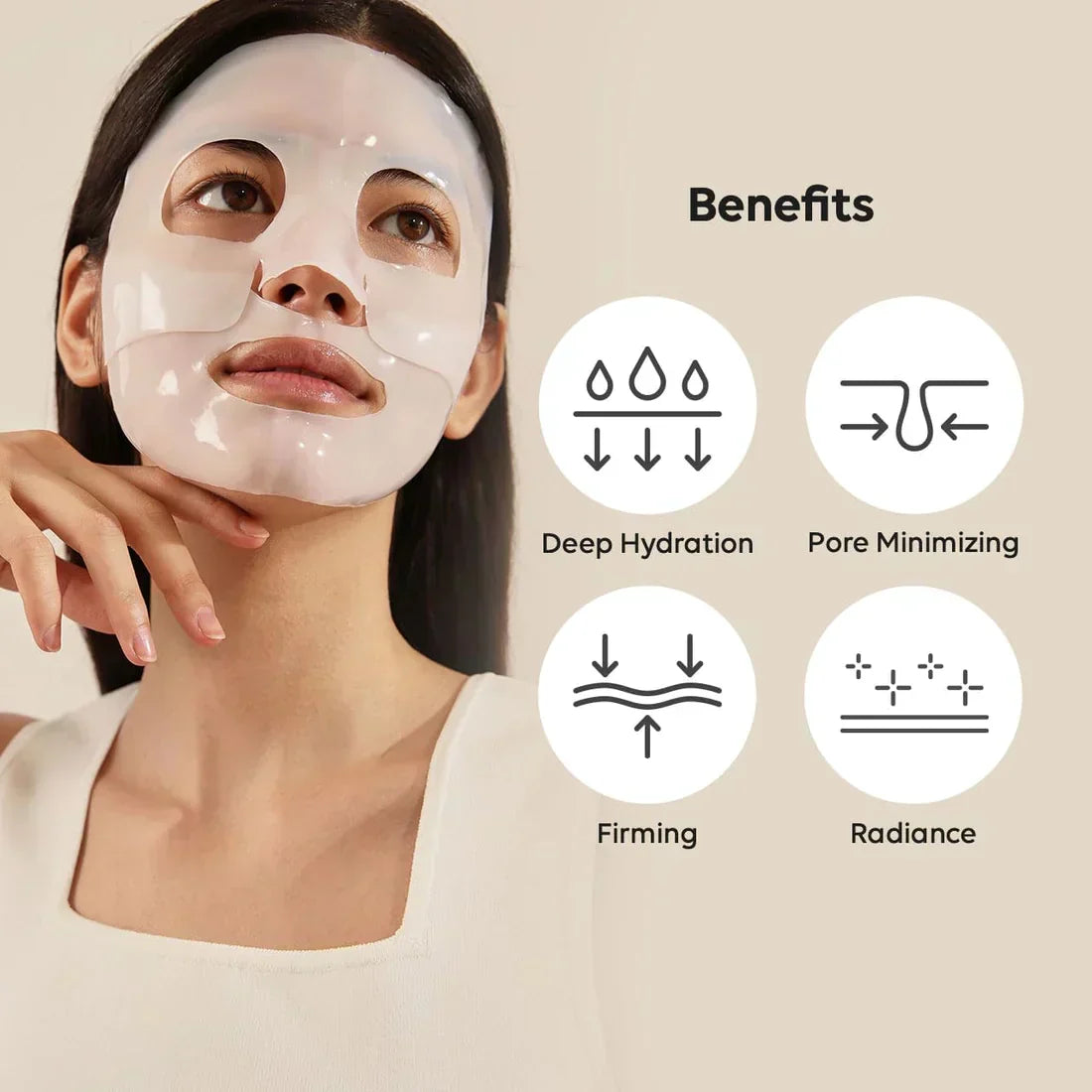 Koreanische Bio-Kollagen Gesichtsmaske