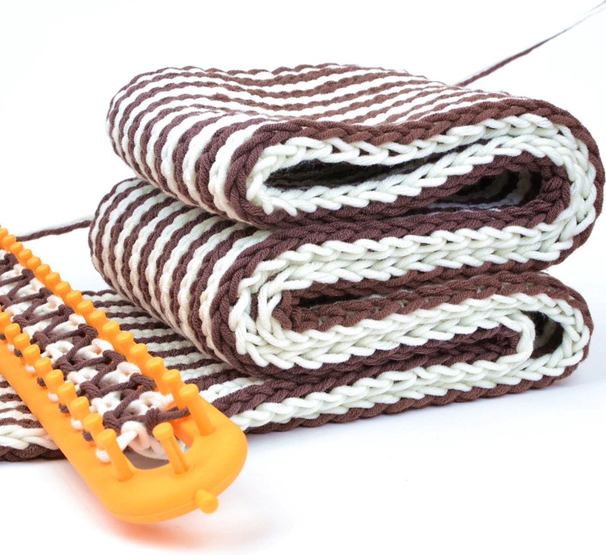 Strickrahmen: Einfaches, tragbares Handarbeiten ohne Stricknadeln