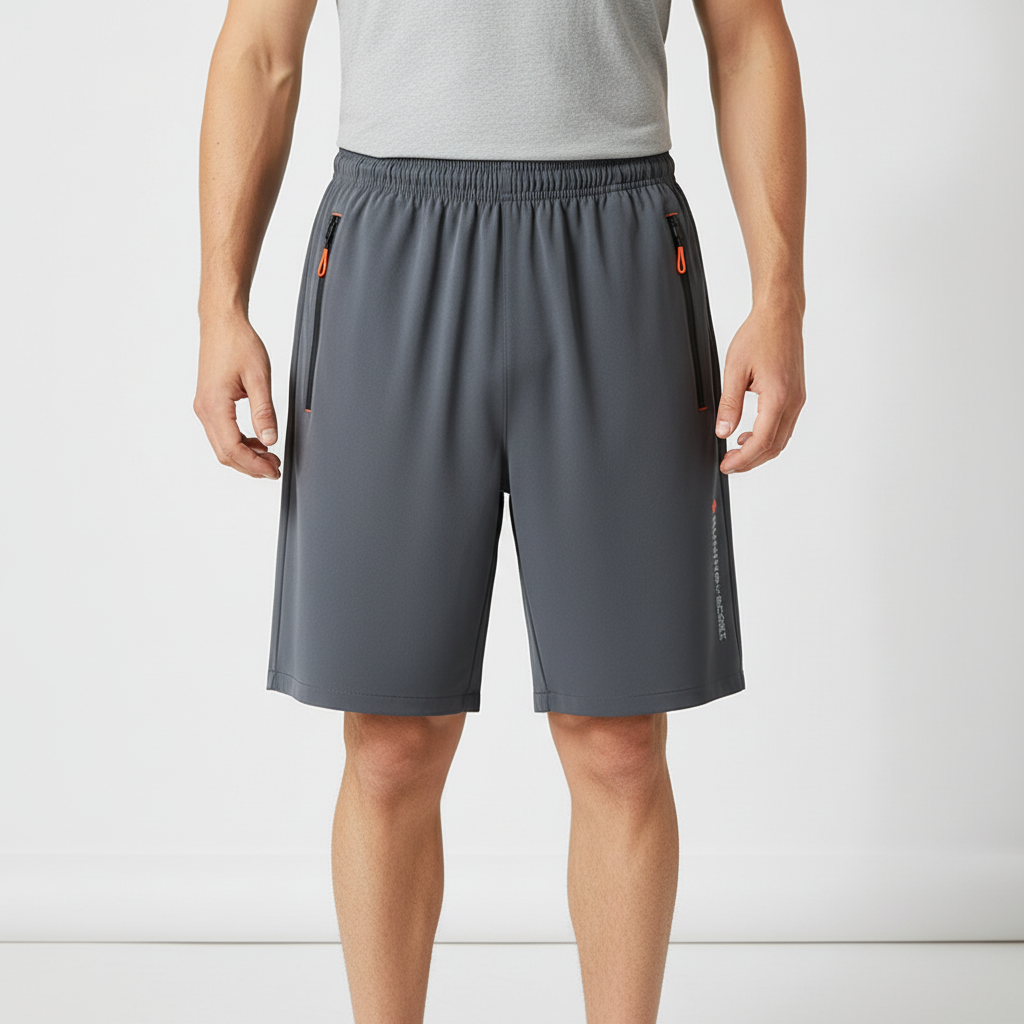 Mittellange Sportshorts