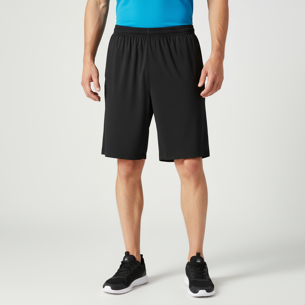 Mittellange Sportshorts