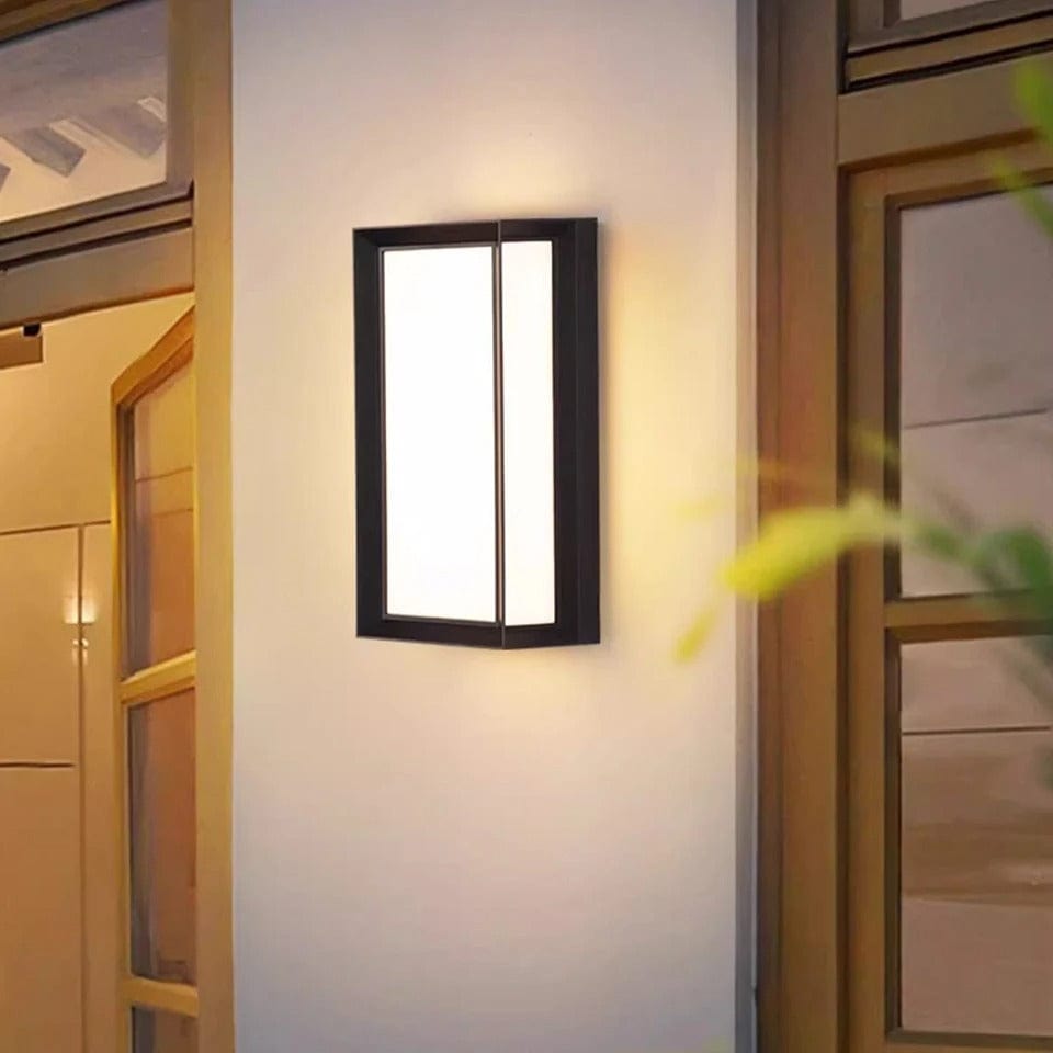 LED-Aussenwandleuchte mit Bewegungsmelder - Modernes Design