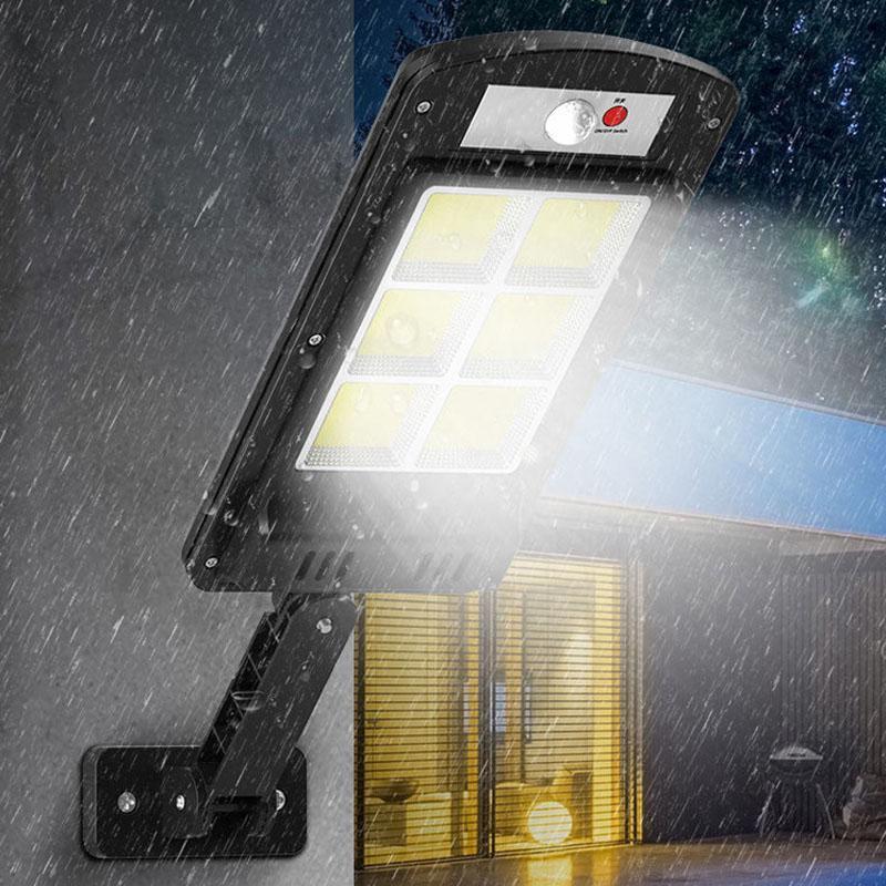 Solar-LED-Aussenleuchte mit Bewegungsmelder | 200W