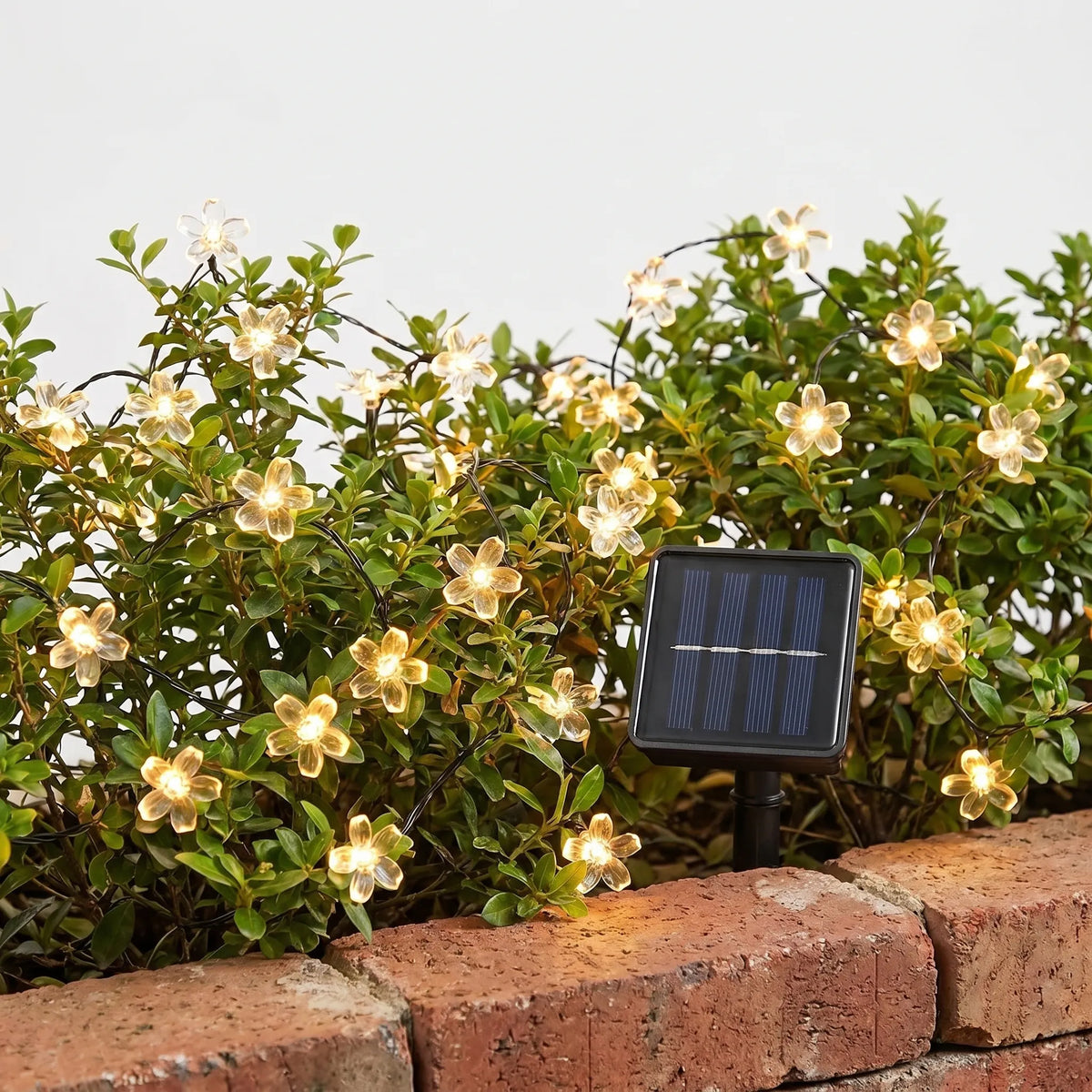 Solar-LED-Blumen-Lichterkette für den Garten für aussen