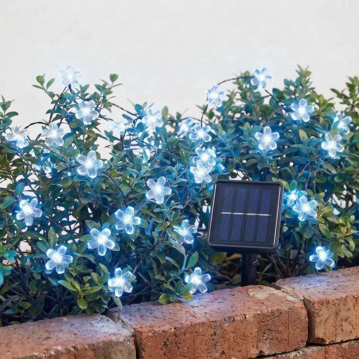 Solar-LED-Blumen-Lichterkette für den Garten für aussen