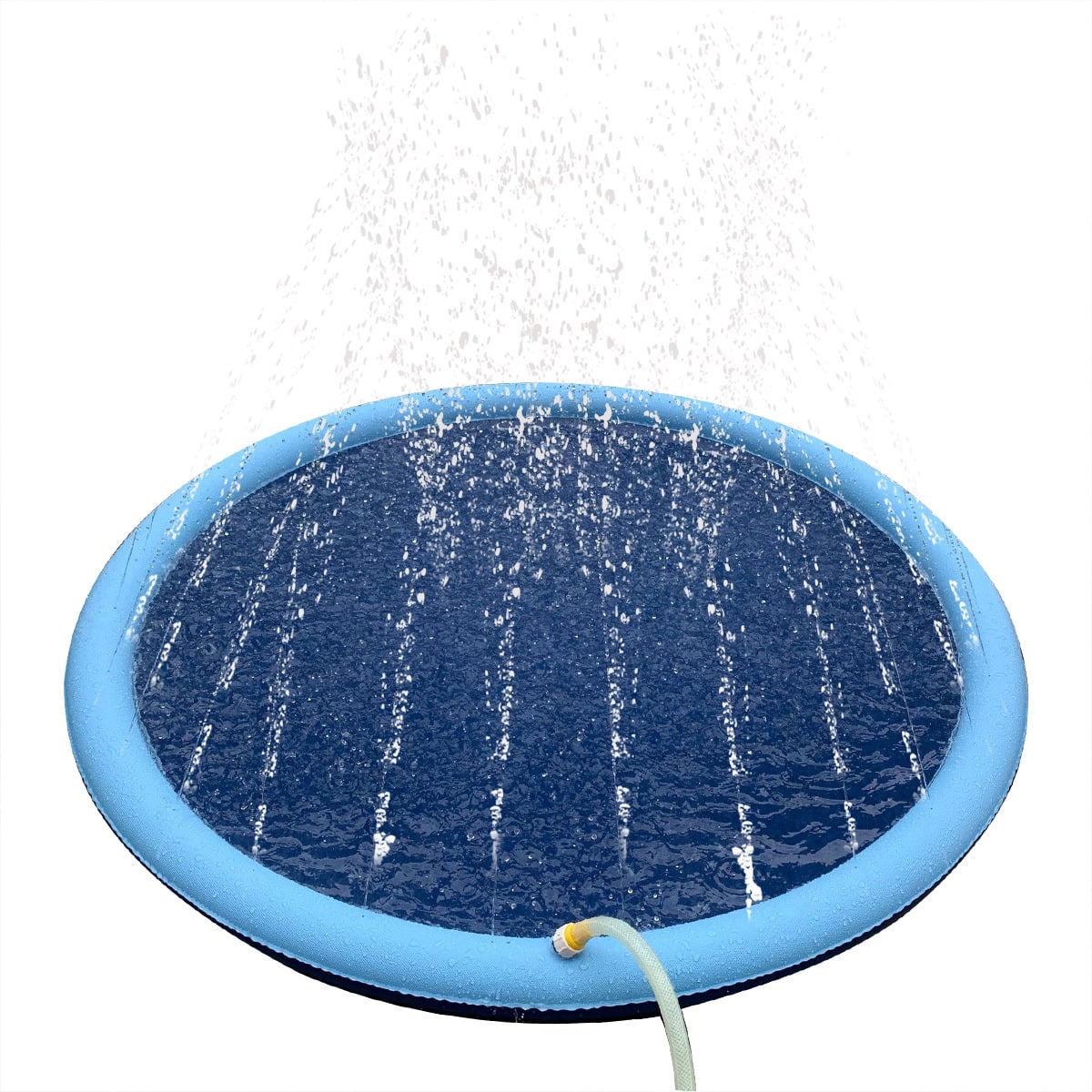 Hundepool mit Wassersprüher (in Grössen passend für kleine und grosse Hunde gleichermassen)