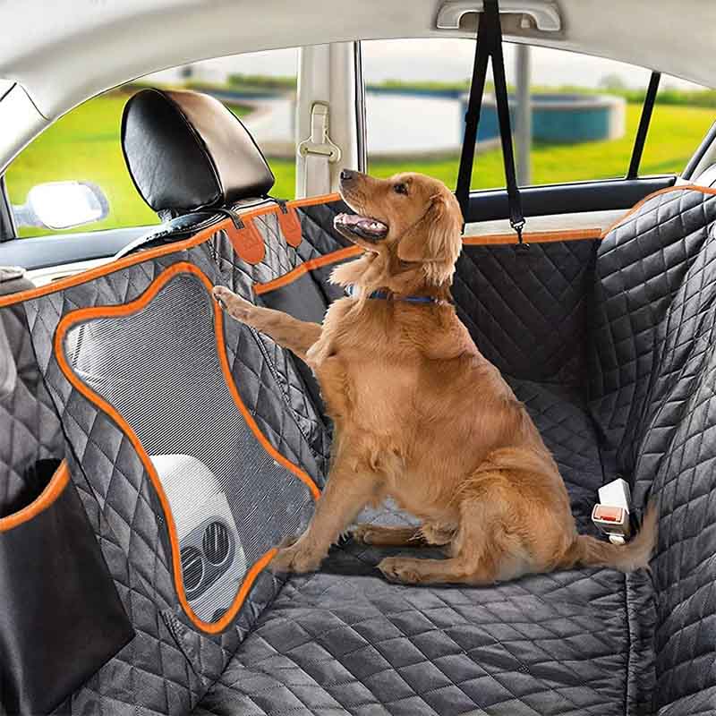 Hunde-Autositzschoner für die Rückbank - Wasserdichte und strapazierfähige Schutzdecke