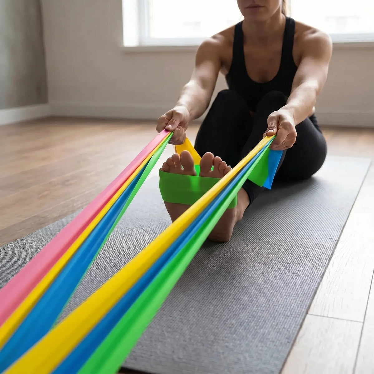 Flache elastische Widerstandsbänder