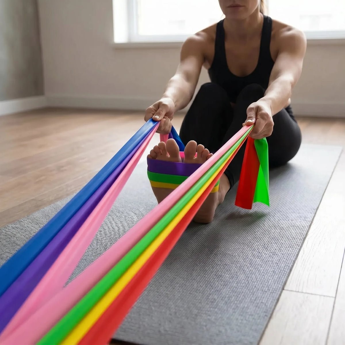 Flache elastische Widerstandsbänder