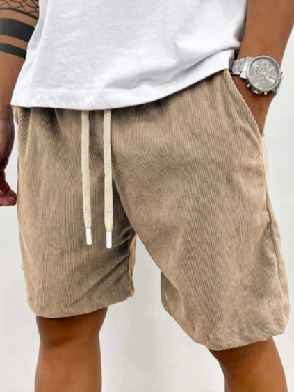 Lässige Herren-Shorts mit Kordelzug