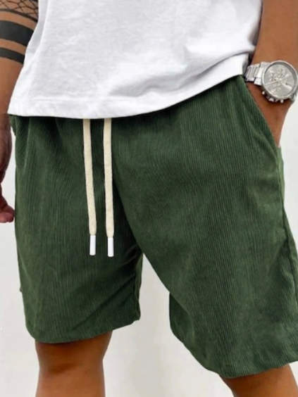 Lässige Herren-Shorts mit Kordelzug