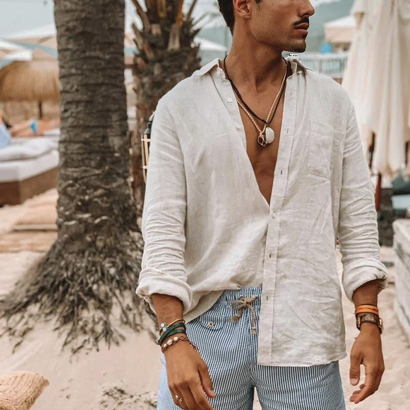 Lässiges Button-down-Freizeithemd für Herren