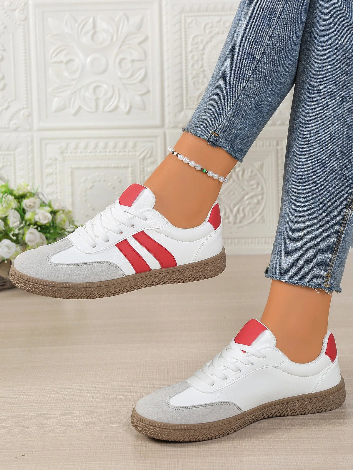 Lässige Damen-Sneaker zum Schnüren