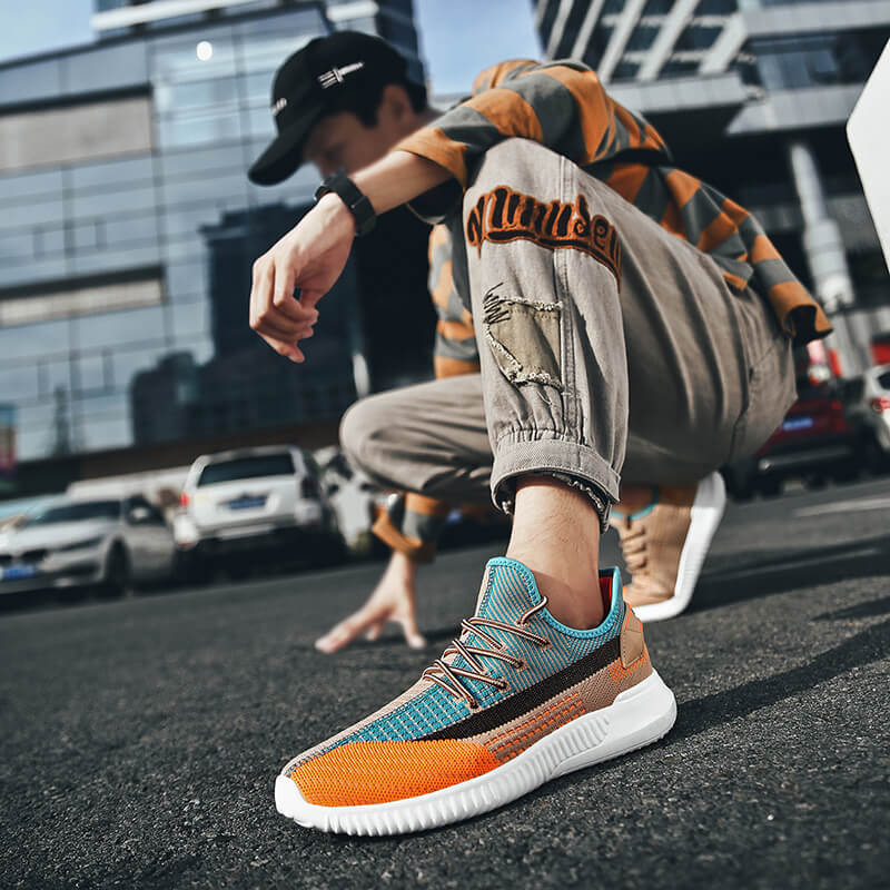 Lässiger, leichter und gut belüfteter Sneaker Trainingsschuh