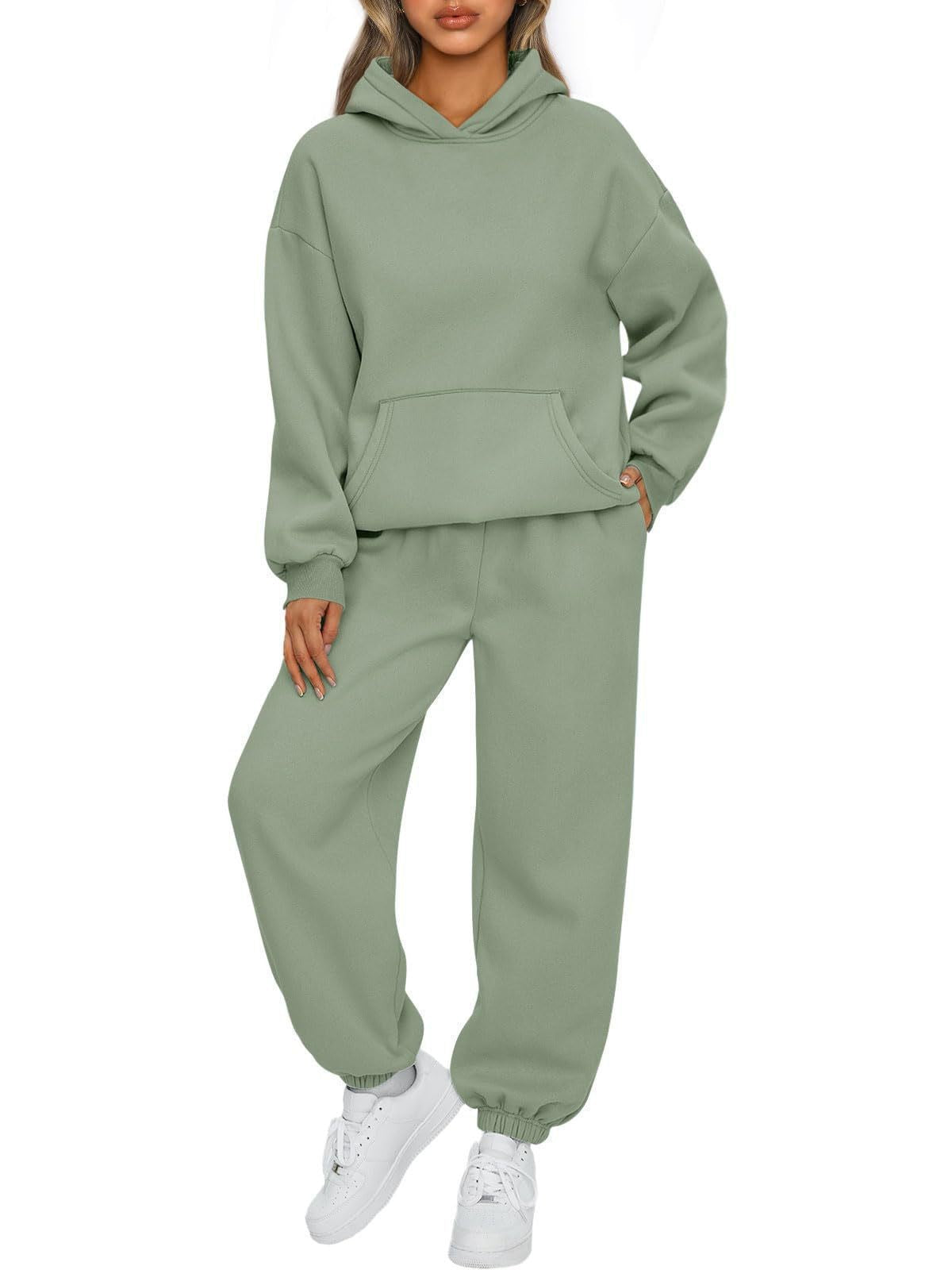 Lässiges Damen-Set aus Kapuzenpullover und Jogginghose mit hohem Tragekomfort