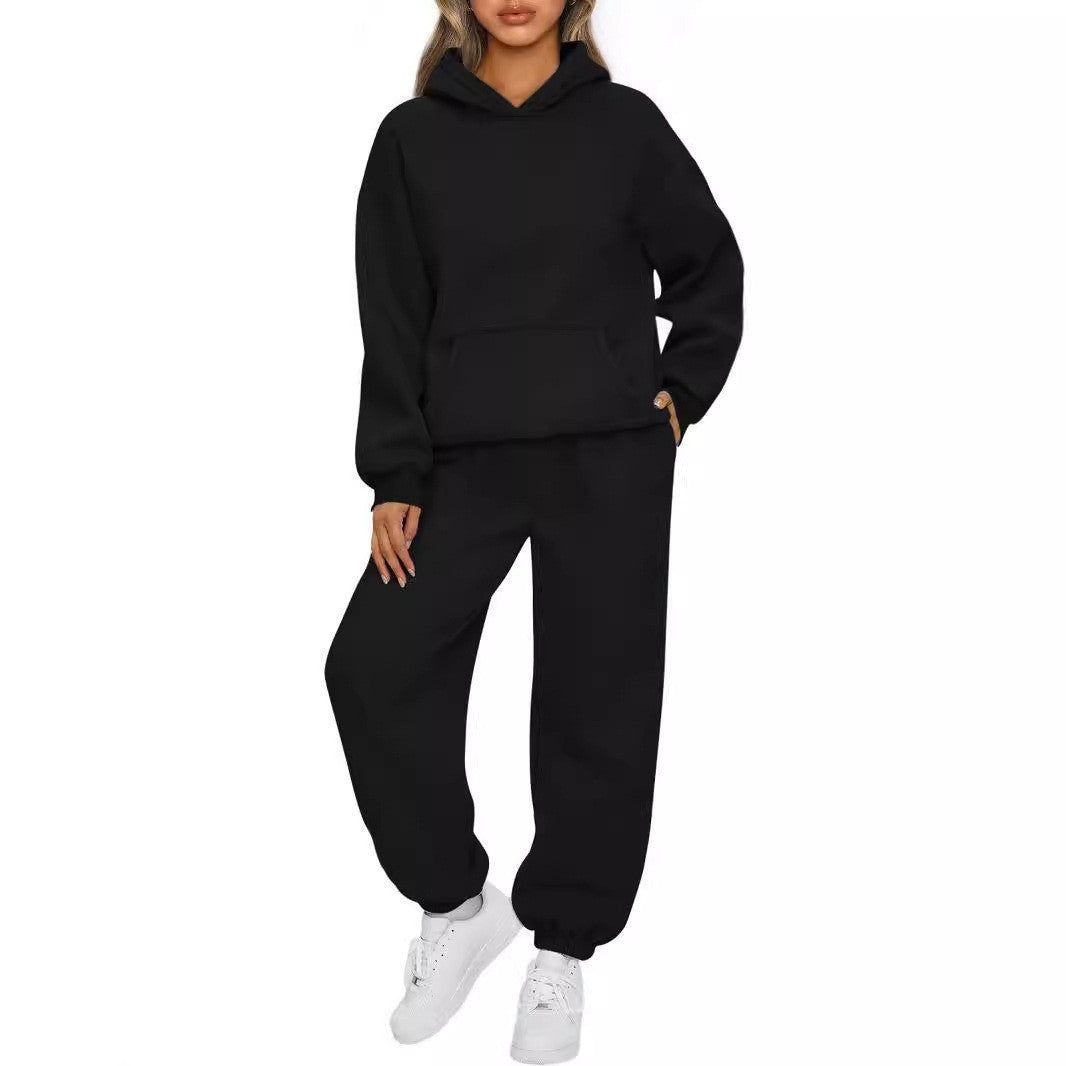 Lässiges Damen-Set aus Kapuzenpullover und Jogginghose mit hohem Tragekomfort