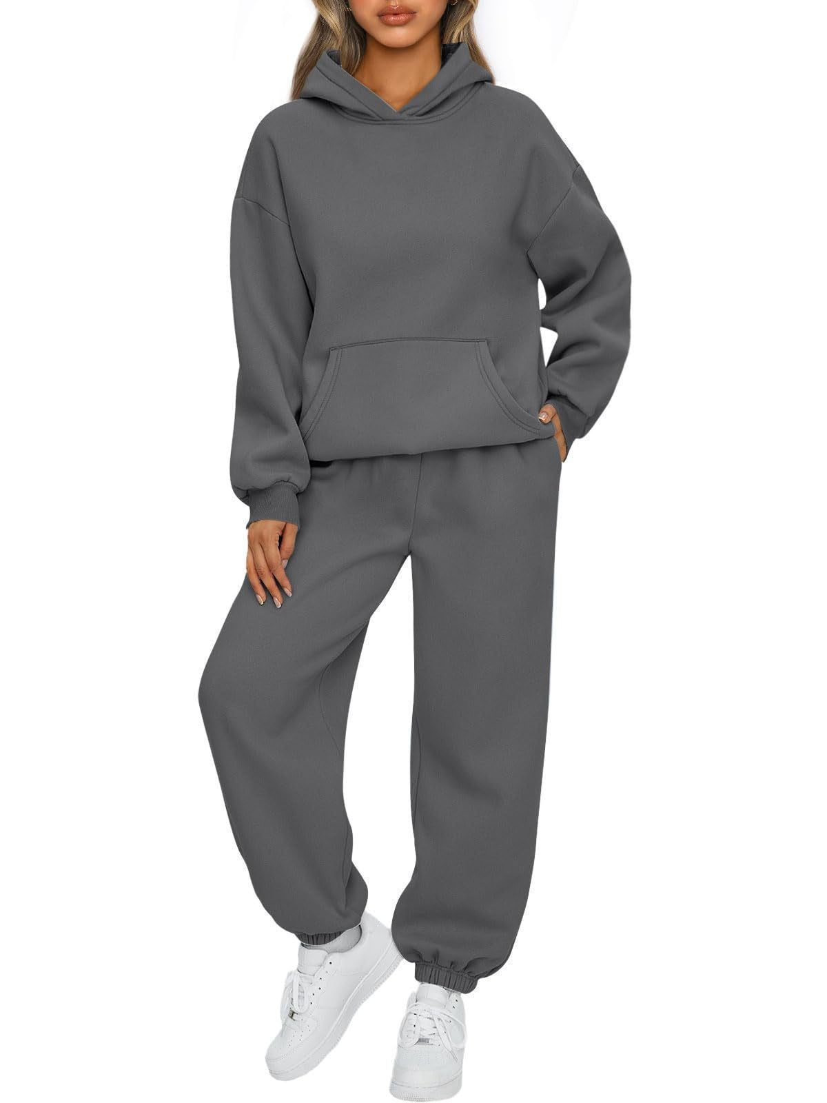 Lässiges Damen-Set aus Kapuzenpullover und Jogginghose mit hohem Tragekomfort