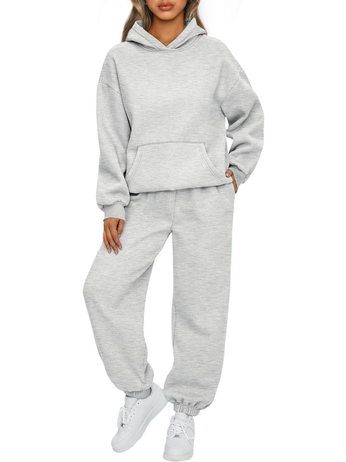 Lässiges Damen-Set aus Kapuzenpullover und Jogginghose mit hohem Tragekomfort