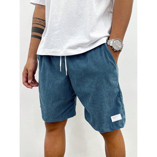 Lockere Shorts mit Seitentaschen und verstellbarem Bund