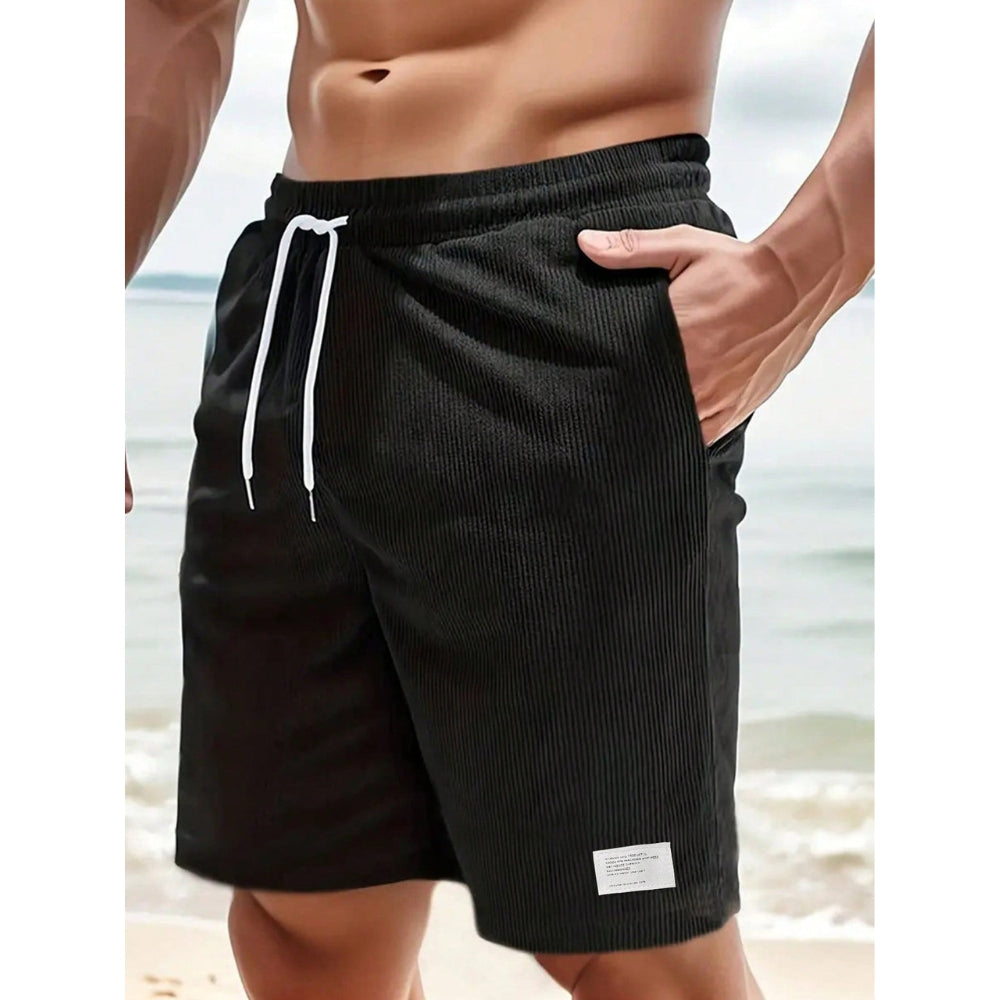 Lockere Shorts mit Seitentaschen und verstellbarem Bund