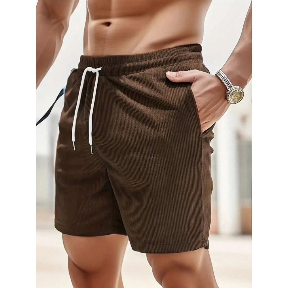 Lockere Shorts mit Seitentaschen und verstellbarem Bund