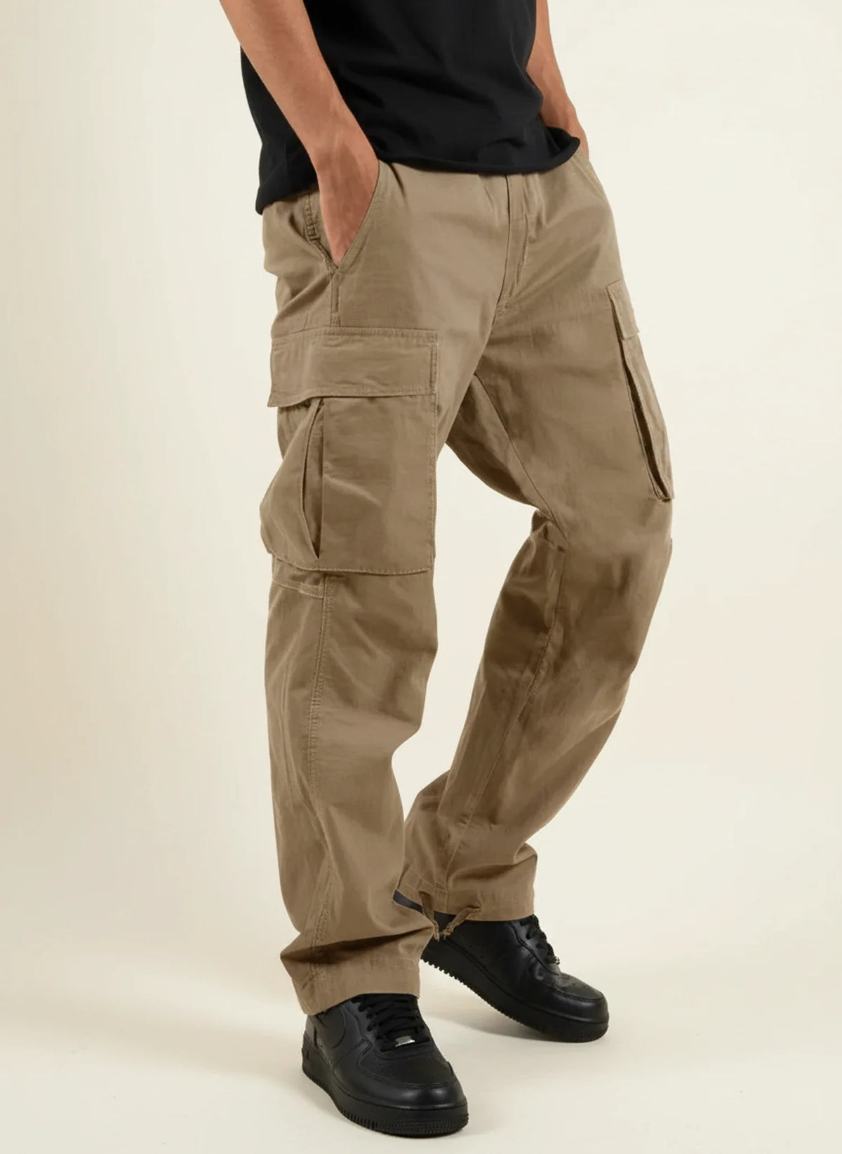 Locker geschnittene Herren-Cargohose