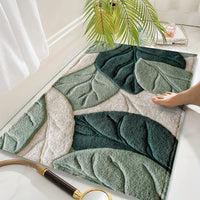 Leaf Badematte – Saugfähig, plüschig und bequem für das Badezimmer