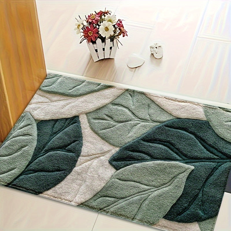 Leaf Badematte – Saugfähig, plüschig und bequem für das Badezimmer