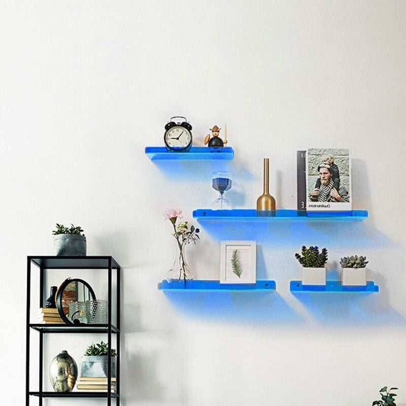 Schwebendes Wandregal - Moderner Badezimmer-Organizer - Acryl