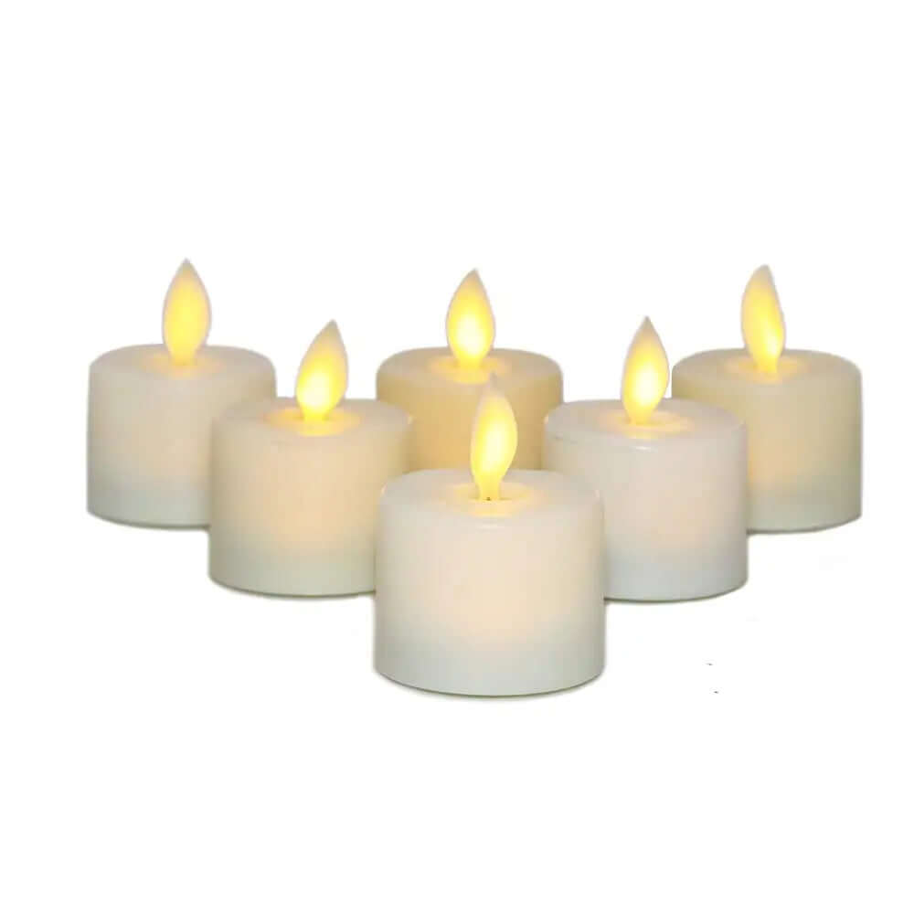 LED-Kerzenhalter-Set mit beweglichem Docht