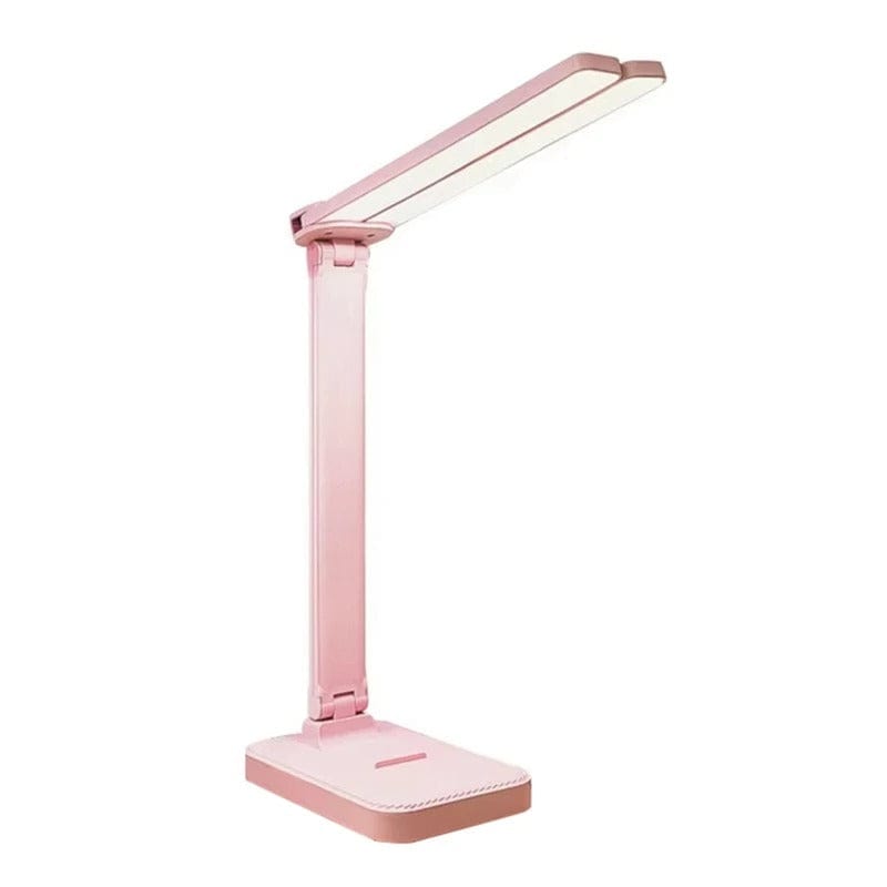 LED-Schreibtischlampe - Kabellos - Über USB wiederaufladbar - Dimmbare Helligkeit - Zusammenklappbares Design - Augenschonend - In mehreren Farben erhältlich