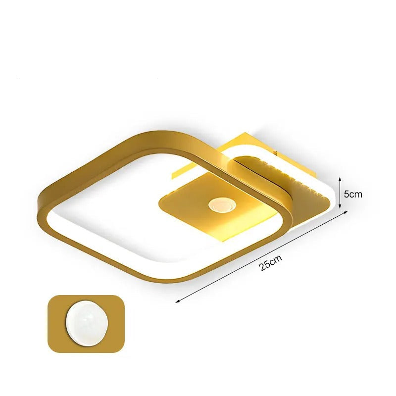 LED-Deckenleuchte mit Bewegungsmelder - für Flur und Wohnzimmer